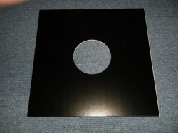 Photo1: LP用　コート紙丸穴ジャケ  黒色 BLACK   LP/12"　 LP/12" HARD SLEEVE With CENTER HOLE　　 