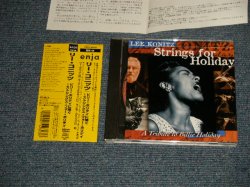 Photo1: LEE KONITZ  リー・コニッツ - STRINGS FOR HOLIDAY ビリー・ホリデイに捧ぐ (MINT-/MINT)  /  1997 JAPAN Used CD with OBI   