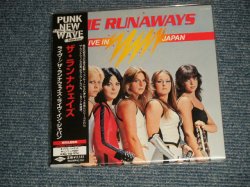 Photo1: The RUNAWAYS ザ・ランナウェイズ - LIVE IN JAPAN ライヴ・イン・ジャパン  (SEALED) / 2006 JAPAN "MINI-LP PAPER SLEEVEE 紙ジャケット仕様" "BRAND NEW SELF-SEALED" CD with OBI