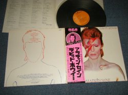 Photo1: DAVID BOWIE デビッド・ボウイ - ALADDIN SANE アラディン・セイン (MINT-/MINT) / 1976 Version JAPAN REISSUE Used LP with OBI