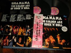 Photo1: SHA NA NA シャ・ナ・ナ - THE GOLDEN AGE ROCK 'N' ROLL  ロックン・ロール黄金時代　ライヴ (Ex+++/MINT-) / 1973Japan Original Used 2-LP with OBI オビ付  