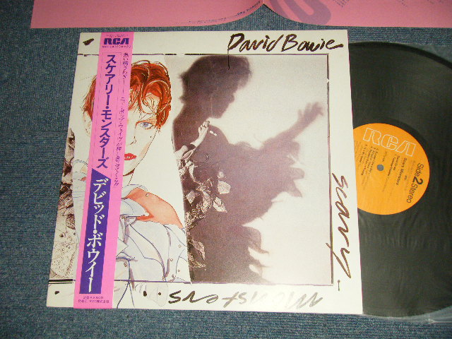 DAVID BOWIE デビッド・ボウイ - SCARY MONSTERS スケアリー・モンスターズ (MINT-/MINT) / 1980 JAPAN ORIGINAL Used LP with OBI