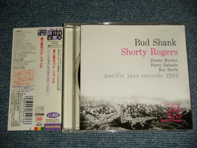 BUD SHANK バド・シャンク -SHORTY ROGERS-BILL PERKINS  昼と夜のバド・シャンク  (MINT-/MINT) / 2006 JAPAN Used CD With OBI