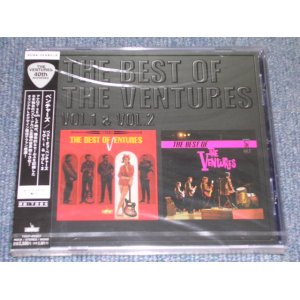 Photo: THE VENTURES - THE BEST OF  VOL.1 & VOL.2   (  2 in 1 + Bonus )  / 1999 JAPAN Sealed CD 