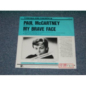 Photo: PAUL McCARTNEY ( of THE BEATLES ) - MY BRAVE FACE  / 1989 JAPAN Promo Only 7" Single 