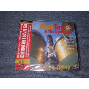 Photo: MEL TAYLOR ( of THE VENTURES) - LIVE IN JAPAN '73 ( 1997 VERSION OBI ) / 1997 JAPAN Original Sealed CD 