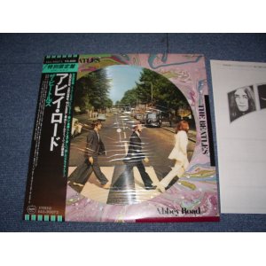 Photo: BEATLES - ABBEY ROAD Limited Picture Disc / JAPAN ORIGINAL LP+Obi 