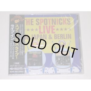 Photo: THE SPOTNICKS - LIVE IN JAPAN & BERLIN   / 1998 JAPAN SEALED 2-CD With OBI 