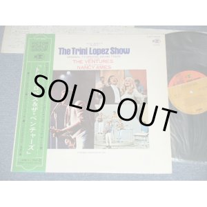 Photo: TRINI LOPEZ & THE VENTURES - THE TRINI LOPEZ SHOW / 1969 JAPAN ORIGINAL used  LP With OBI 