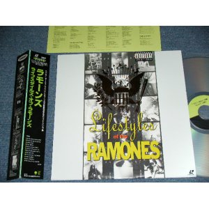 Photo: RAMONES -   LIFESTYLES OF RAMONES /  1990 JAPAN ORIGINAL Used LASER DISC With OBI 