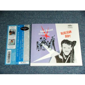 Photo: GENE VINCENT - BLUE JEAN BOP ./ 1998 FRENCH FRANCE + JAPAN OBI & LINNER  CD