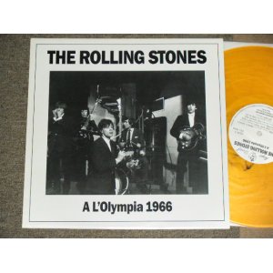 Photo: ROLLING STONES -  A L'OLYMPIA 1966 / 1988 COLLECTOR'S Boot West-GERMANY ORIGINAL YELLOW WAX Vinyl Used LP 