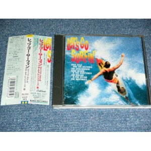 Photo: v.a. OMNIBUS ( DICK DALE & HIS DEL-TONES, The CHALLENGERS, DAVE MYERS & The SURFTONES, JIM WALLER & The DELTAS,The SENTINALS ) - レッツ・ゴー・サーフィン LET'S GO SURFIN' / 1995 JAPAN ORIGINAL used  CD With OBI 