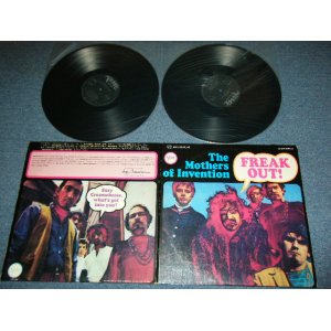 Photo: The MOTHERS OF INVENTION FRANK ZAPPA マザーズ・オブ・インヴェンション　フランク・ザッパ - FREAK OUT!  / 1969 JAPAN ORIGINAL used  2-LP 's 