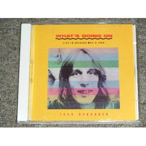 Photo: TODD RUNDGREN - WHAT'S GOING ON : LIVE IN CHICAGO MAY 3.1990 /  ITALY COLLECTOR'S ( BOOT )  Used CD 