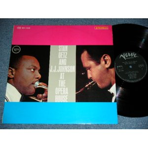 Photo: STAN GETZ and J.J.JOHNSON - AT THE OPERA HOUSE オペラハウスのゲッツとJ.J. ( Soft Cover )  / 1960's JAPAN Used LP 