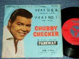 Photo: CHUBBY CHECKER - TWISTIN' U.S.A. / THE TWIST  ( Ex-/Ex++ ) / 1962 JAPAN ORIGINAL Used 7"Single 