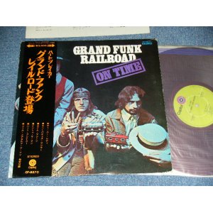 Photo: GRAND FUNK RAILROAD = GFR - ON TIME ( Ex/Ex+) / 1969 JAPAN  ORIGINAL RED WAX Vinyl  赤盤 Used  LP With OBI