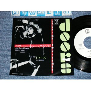 Photo: The DOORS - LIGHT MY FIRE (G/VG+++)  / 1983  JAPAN REISSUE "WHITE LABEL PROMO"  Used 7"45 rpm Single With PICTURE COVER