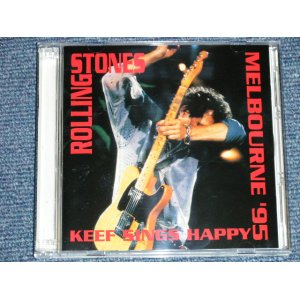 Photo: THE ROLLING STONES -  MEKBOURNE '95 : KEEF SINGS HAPPY ( NEW)  /   ORIGINAL?  COLLECTOR'S (BOOT)  "BRAND NEW" Dead Stock  2-CD 