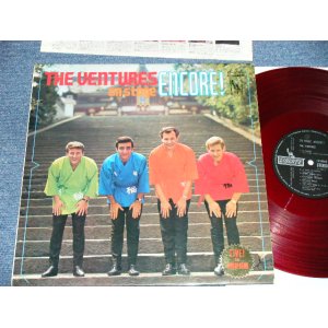 Photo: THE VENTURES - ON STAGE ENCORE! ( Ex++/Ex+++)  / 1966 JAPAN ORIGINAL "RED WAX Vinyl" used  LP 