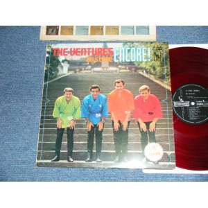 Photo: THE VENTURES - ON STAGE ENCORE! ( Ex+/Ex+++ Looks:Ex++)  / 1966 JAPAN ORIGINAL "RED WAX Vinyl" used  LP 