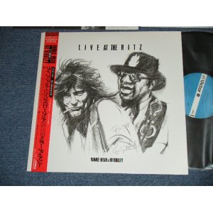 Photo: RONNIE WOOD & BO DIDDLEY ロン・ウッド＆ボー・ディドリー ( ROLLING STONES)  - LIVE AT THE RITZ  (MINT-/MINT) / 1988  JAPAN ORIGINAL Used LP with OBI