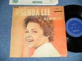 Photo: BRENDA LEE - ALL ALONE AM I ブレンダ・リー- 淋しくて ( VG/Ex++ Looks:Ex- )   /  1960's   JAPAN ORIGINAL  Used 10" LP 