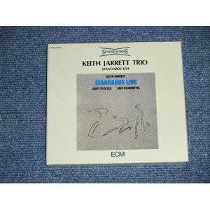 Photo: KEITH JARRETT TRIO GARY PEACOCK, JACK DEJOHNETTE キース・ジャレット-  STANDARDS LIVE ( MINTー/MINT)  /  1992 JAPAN  Used CD  With Box 