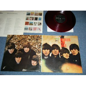 Photo:  THE BEATLES  - THE BEATLES FOR SALE  ( ¥1800  Price Mark PRINTED ) (Ex+/Ex+++ )   / JAPAN ORIGINAL "RED WAX Vinyl" Used LP 