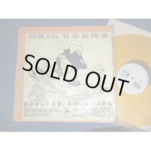 Photo: NEIL YOUNG - BOULDER, COLORADO ( MINT-/MINT)   /  COLLECTOR's BOOT  "YELLOW WAX VINYL" Used LP  