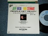 Photo: JEFF BECK & ROD STEWART ジェフ・ベック & ロッド・スチュワート - PEOPLE GET READY  (Ex++/Ex++)   / 1985 JAPAN ORIGINAL  "PROMO" Used 7"45 Single 