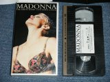 Photo: MADONNA - THE GIRLIE SHOW~LIVE DOWN UNDER ( MINT-/MINT)  / 1993 JAPAN Used  VIDEO 