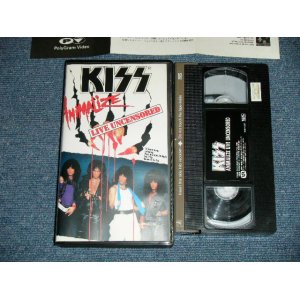 Photo: KISS キッス - ANIMALIZE  LIVE UNCENSORED 　アニマライズ・ライヴ ( MINT-/MINT)  / 1991 JAPAN Used  VIDEO 