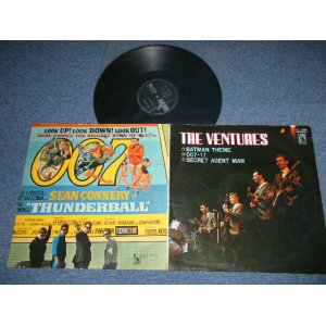 Photo: THE VENTURES ベンチャーズ　ヴェンチャーズ - BATMAN THEME バットマン ( Ex+/Ex+++ )  / 1966 JAPAN ORIGINAL 1st Press "BLACK with Silver  LIBERTY Label" 1st Press Price"1800 Yen Mark" used  LP 