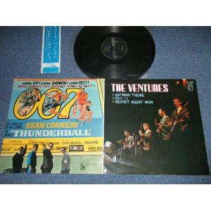 Photo: THE VENTURES ベンチャーズ　ヴェンチャーズ - BATMAN THEME バットマン ( Ex++/MINT-  )  / 1966 JAPAN ORIGINAL 1st Press "BLACK with Silver  LIBERTY Label" 1st Press Price"1800 Yen Mark" used  LP 