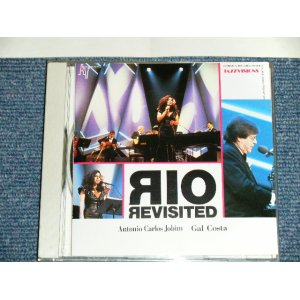 Photo: ANTONIO CARLOS JOBIM with GAL COSTA  アントニオ・カルロス・ジョビン  ガル・コスタ - RIO REVISITED ボサ・ノヴァ・スペシャル( MINT-/MINT ) / 1987 JAPAN ORIGINAL  Used CD 