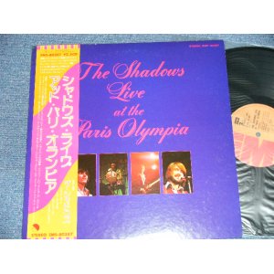 Photo: THE SHADOWS シャドウズ -  LIVE AT THEPARIS OLYMPIA  ( Ex++/Ex+++)  / 1975 JAPAN ORIGINAL used LP with OBI オビ付