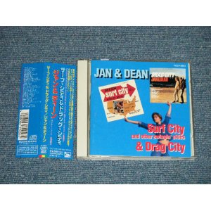 Photo: JAN & DEAN - SURF CITY & DRAG CITY ( 2 in 1 ) (MINT/MINT) / 1996 Released  JAPAN ORIGINAL Used CD With OBI 