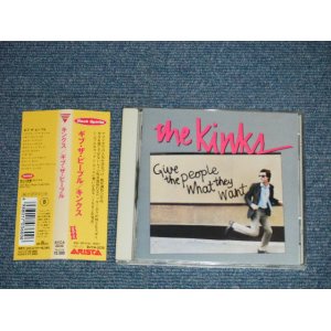 Photo: The KINKS - GIVE THE PROPLE WHAT THEY WANT (Straight Reissue of Original Album） (MINT-/MINT) / 1992 JAPAN  Used CD with OBI 