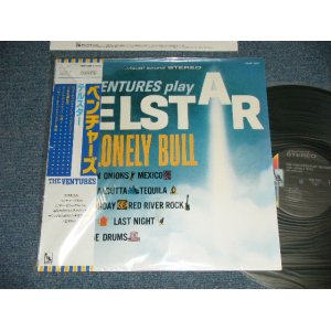 Photo: THE VENTURES ベンチャーズ　ヴェンチャーズ - PLAY TELSTAR  テルスター　( NEW )  / 1992 JAPAN REISSUE "BRAND NEW"  LP  with OBI オビ付