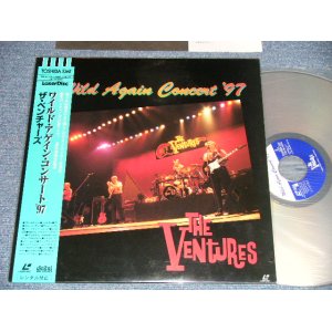 Photo: THE VENTURES -  WILD AGAIN CONCERT '97  (MINT-/MINT)  / 1997 JAPAN   'NTSC' SYSTEM used LASERDISC with OBI 