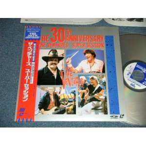 Photo: THE VENTURES - THE 30TH ANNIVERSARY SUPER SESSION  (MINT-/MINT)  / 1989 JAPAN   'NTSC' SYSTEM used LASERDISC with OBI 