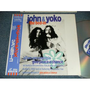 Photo: JOHN LENNON & YOKO ONO (The BEATLES) -  THE BED-IN (MINT-/MINT)  / 1991 JAPAN ORIGINAL Used  LASER DISC  with OBI 