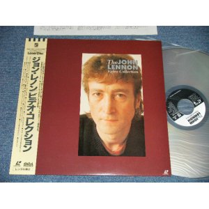 Photo: JOHN LENNON (The BEATLES) -  THE JOHN LENNON VIDEO COLLECTION (MINT-/MINT)  / 1992 JAPAN ORIGINAL Used  LASER DISC  with OBI 