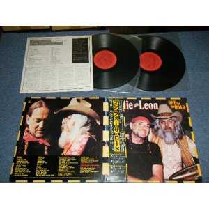 Photo: WILLIE NELSON & LEON RUSSELL -  ONE FOR THE ROAD (Ex+++/MINT) / 1979 JAPAN ORIGINAL  Used 2-LP with OBI オビ付