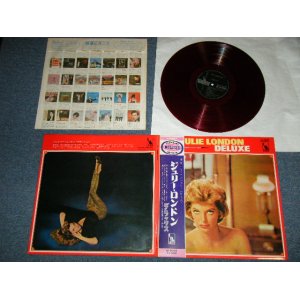 Photo: JULIE LONDON ジュリー・ロンドン  - DELUXE ( ¥2000 Mark) (Ex+++/MINT- )   / JAPAN ORIGINAL "RED WAX Vinyl" Used LP with OBI 