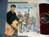 Photo: GENE VINCENT - THE BEST OF (Ex/Ex) /  1960s  JAPAN ORIGINAL  RED WAX VINYL Used LP 