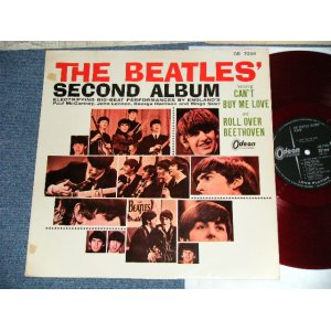 Photo:  THE BEATLES  - SECOND ALBUM  ( ¥1500  Price Mark) (Ex+/Ex+++ EDSP)   / 1964 JAPAN ORIGINAL "RED WAX Vinyl" MONO Used LP