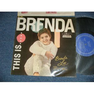 Photo: BRENDA LEE ブレンダ・リー - THIS IS BRENDA これがブレンダ ( Ex++/Ex+++ )   /  1960's   JAPAN ORIGINAL  Used 10" LP  